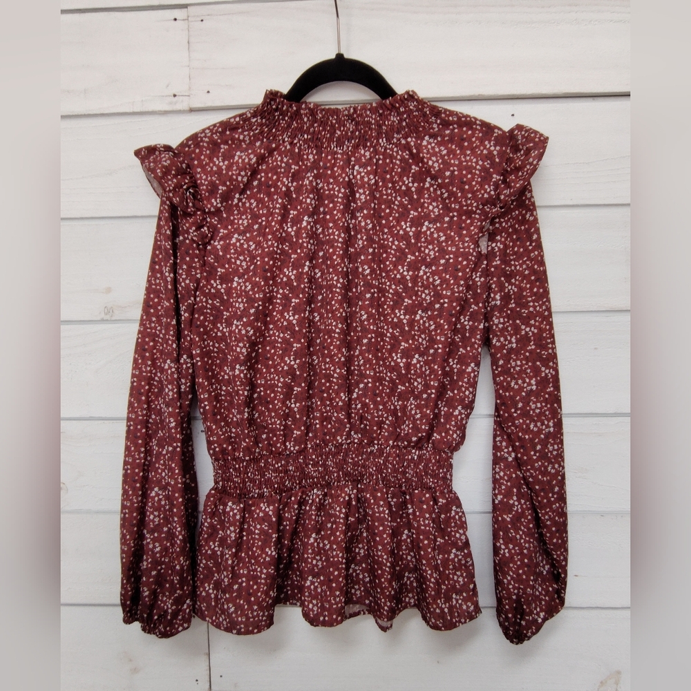 Hayden Brown Floral Blouse